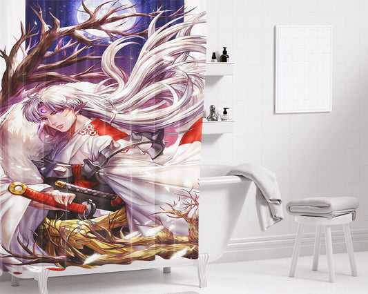 Interstellar Mankind Is Running Out Of Time Bathroom Shower Curtain Fabric Waterproof | 66 X 72 Inch