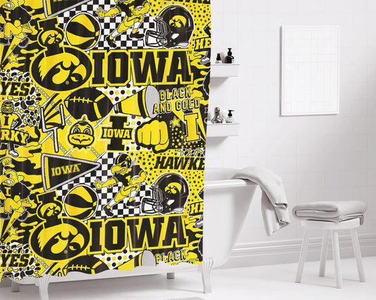 Invitus Gaming Bathroom Shower Curtain Fabric Waterproof | 66 X 72 Inch