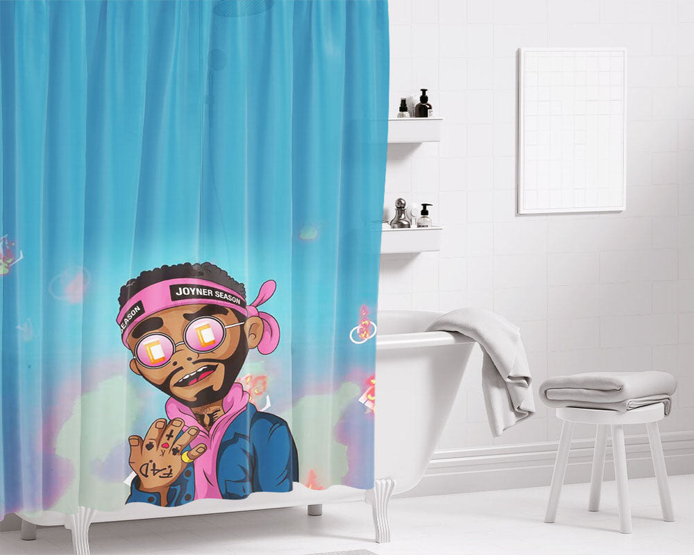 Joyner Lucas Bathroom Shower Curtain Fabric Waterproof | 66 X 72 Inch