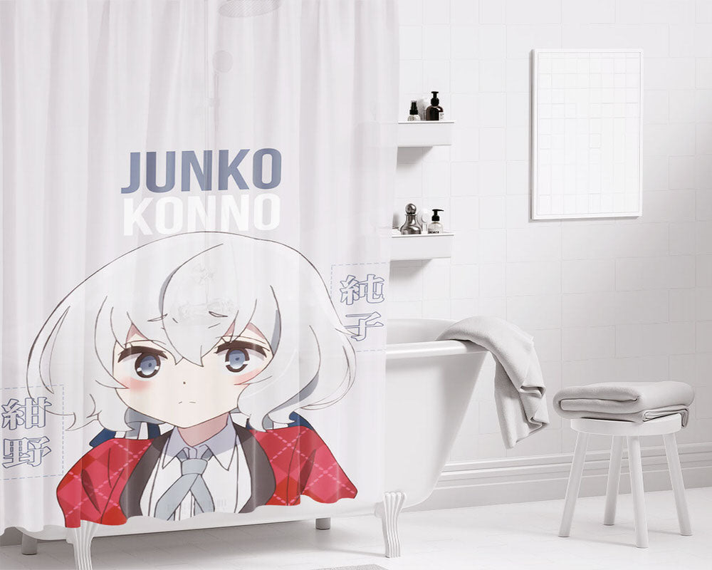 Junko Konno Bathroom Shower Curtain Fabric Waterproof | 66 X 72 Inch