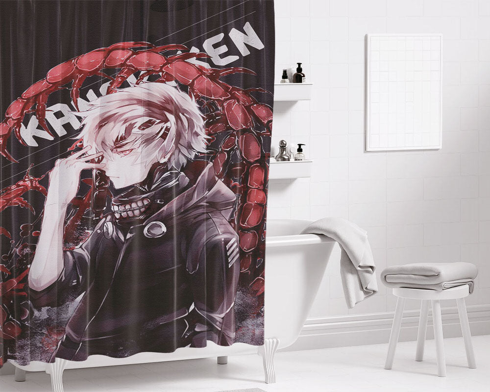 Kanedgy Canvas Poster Bathroom Shower Curtain Fabric Waterproof | 66 X 72 Inch
