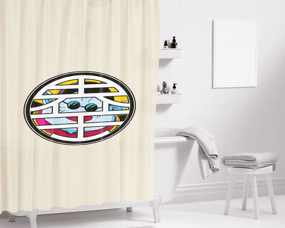 King Kai Bathroom Shower Curtain Fabric Waterproof | 66 X 72 Inch