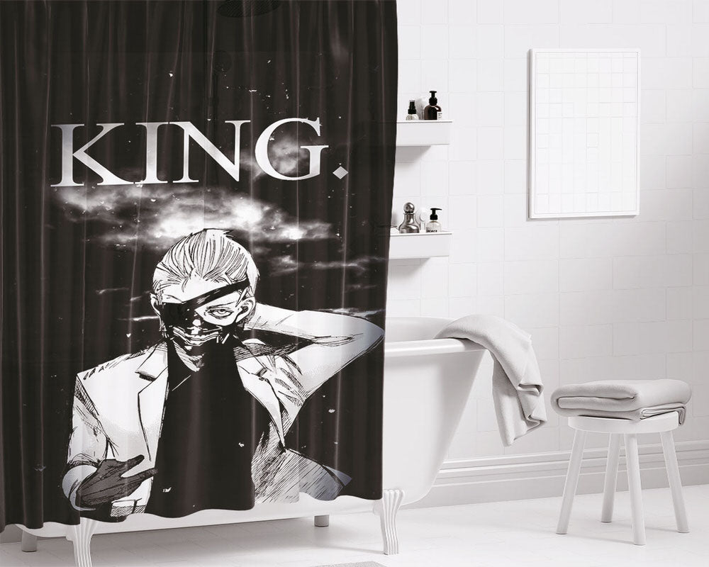 King Of Ghoul One Eye King Bathroom Shower Curtain Fabric Waterproof | 66 X 72 Inch