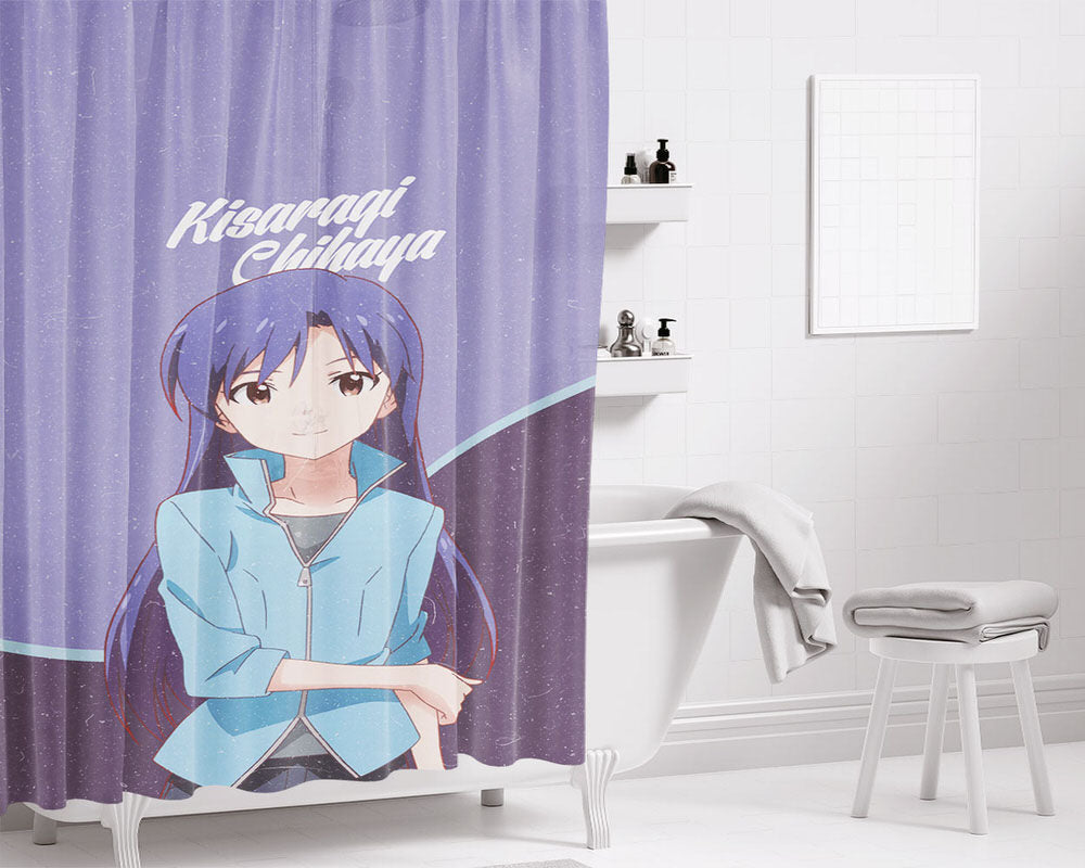 Kisaragi Chihaya Bathroom Shower Curtain Fabric Waterproof | 66 X 72 Inch