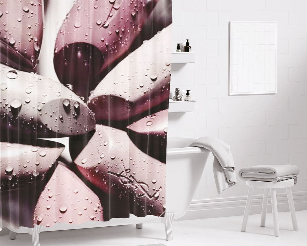 Klasik Matte Lipstik Bathroom Shower Curtain Fabric Waterproof | 66 X 72 Inch