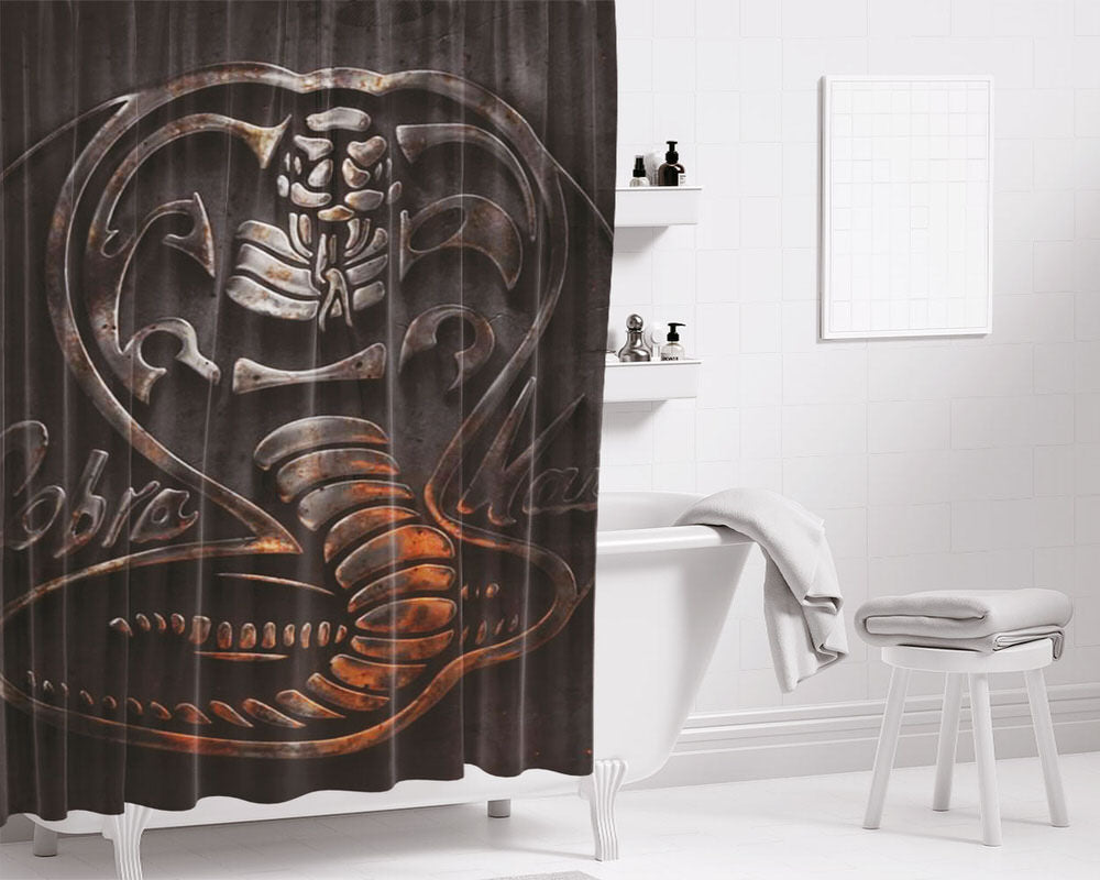 Kobra Kai Season 2 Metal Bathroom Shower Curtain Fabric Waterproof | 66 X 72 Inch