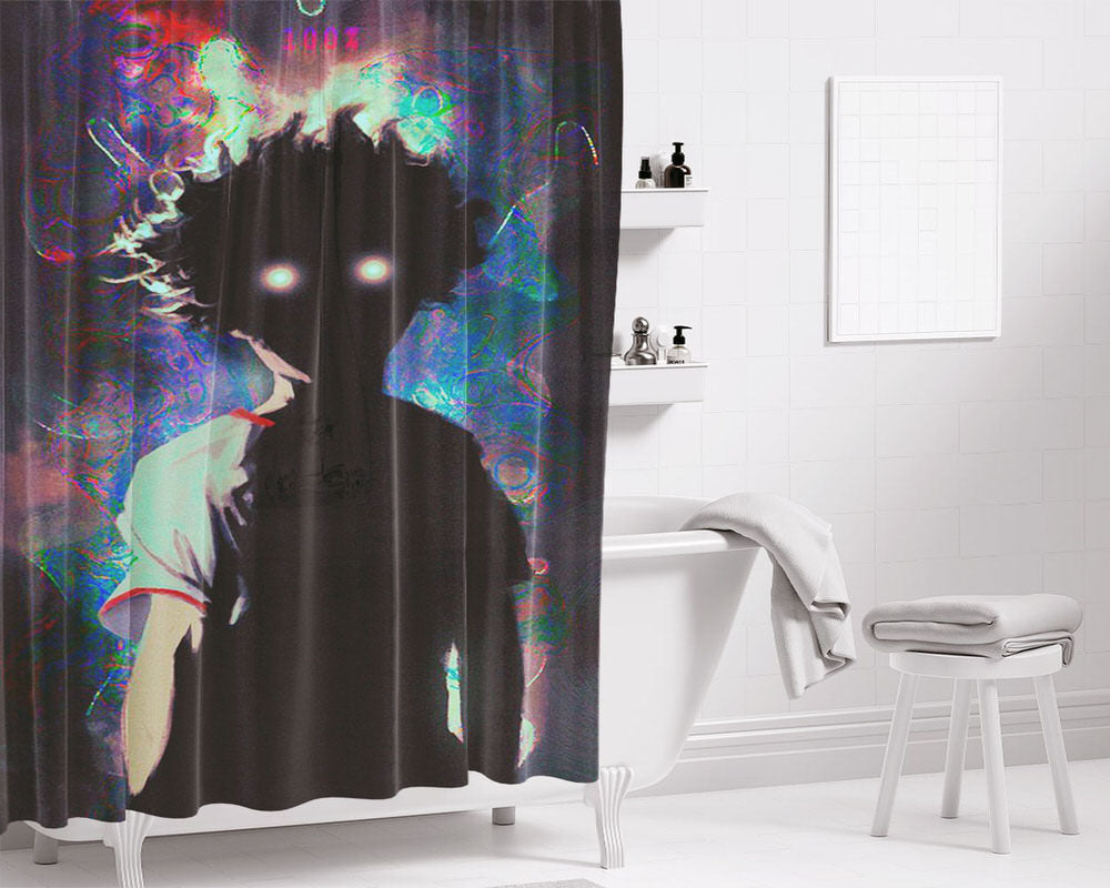 Mob 100% Explosion Bathroom Shower Curtain Fabric Waterproof | 66 X 72 Inch