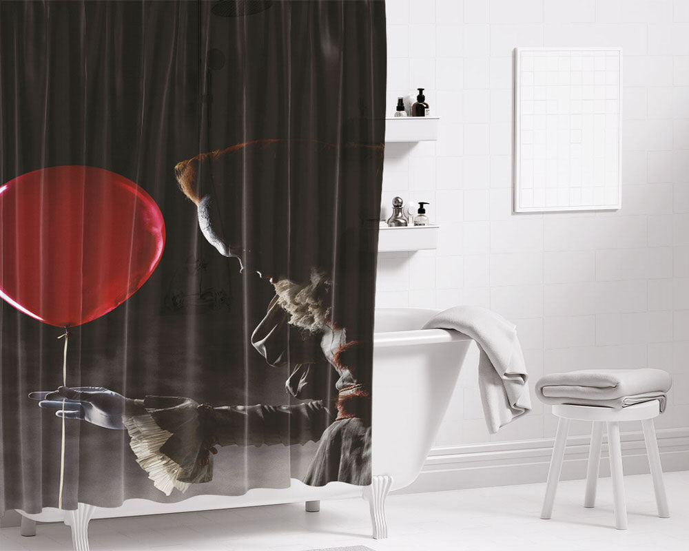 Movie It Mobile Wallpaper Bathroom Shower Curtain Fabric Waterproof | 66 X 72 Inch