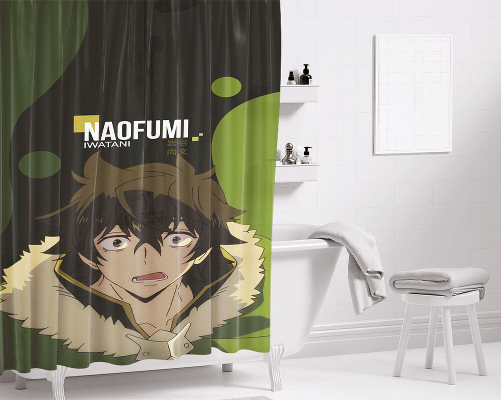 Naofumi Iwatani Bathroom Shower Curtain Fabric Waterproof | 66 X 72 Inch