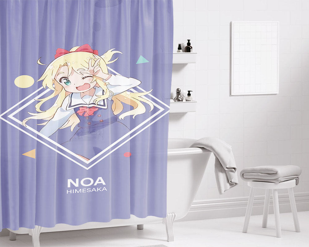 Noa Himesaka Bathroom Shower Curtain Fabric Waterproof | 66 X 72 Inch
