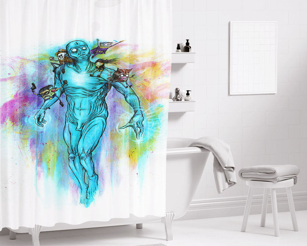 Old Coca Cola Soft Drink Vending Machine Bathroom Shower Curtain Fabric Waterproof | 66 X 72 Inch