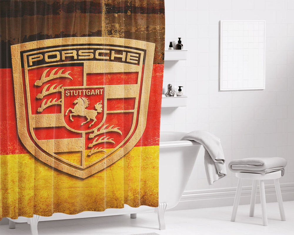 Plus Ultra All Might Logo Bathroom Shower Curtain Fabric Waterproof | 66 X 72 Inch