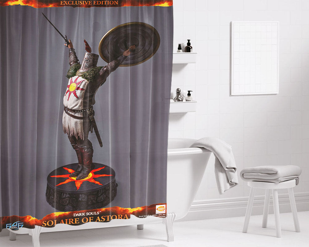Solaire Of Astora Bathroom Shower Curtain Fabric Waterproof | 66 X 72 Inch
