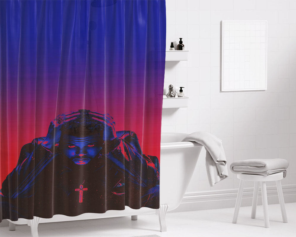 Star Boy Bathroom Shower Curtain Fabric Waterproof | 66 X 72 Inch