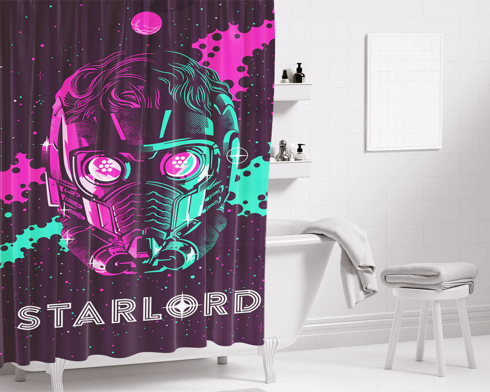 Starlord Bathroom Shower Curtain Fabric Waterproof | 66 X 72 Inch