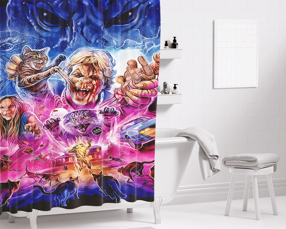 Stephen King Sleepwalkers Poster Bathroom Shower Curtain Fabric Waterproof | 66 X 72 Inch