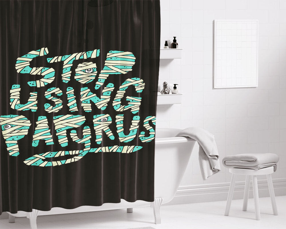 Stop Using Papyrus Bathroom Shower Curtain Fabric Waterproof | 66 X 72 Inch