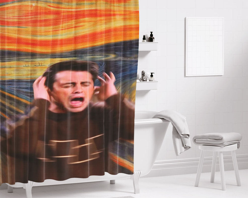 Stupid Art Bathroom Shower Curtain Fabric Waterproof | 66 X 72 Inch