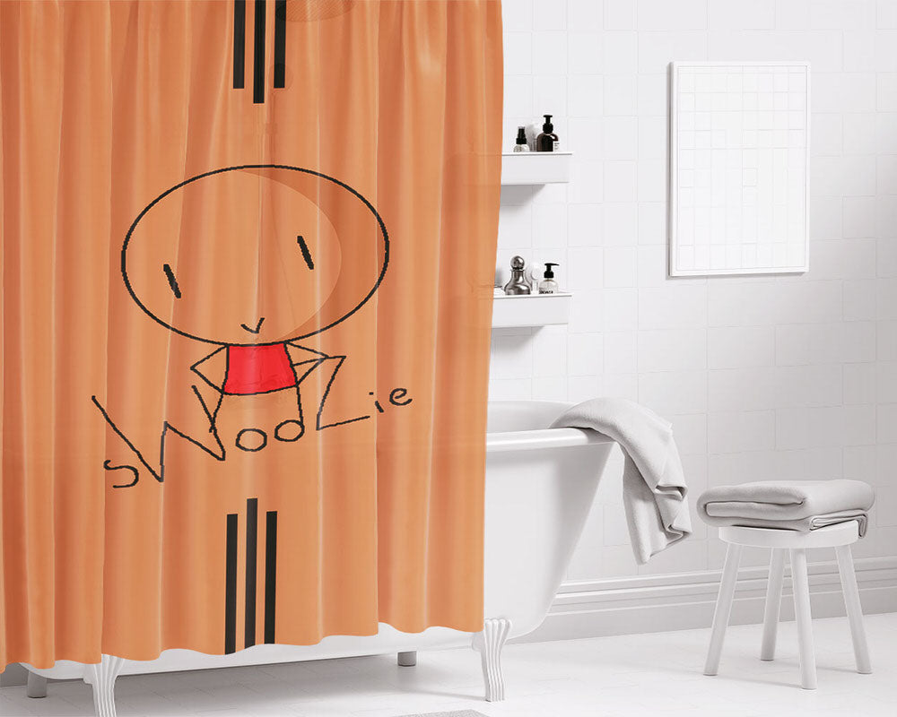 Swoozie Bathroom Shower Curtain Fabric Waterproof | 66 X 72 Inch