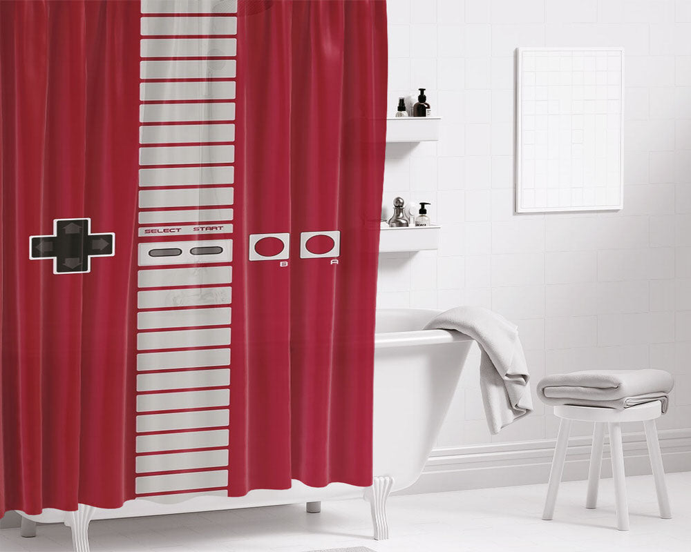 Take Control Nes Bathroom Shower Curtain Fabric Waterproof | 66 X 72 Inch