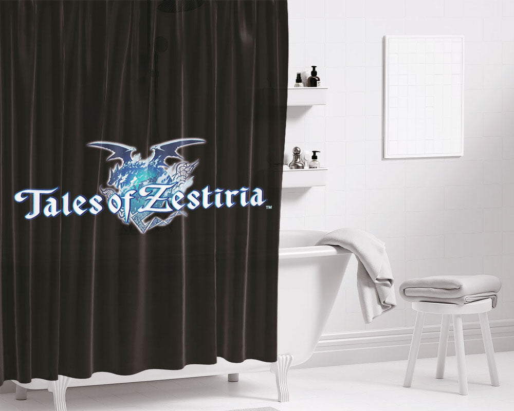 Tales Of Zestiria Bathroom Shower Curtain Fabric Waterproof | 66 X 72 Inch