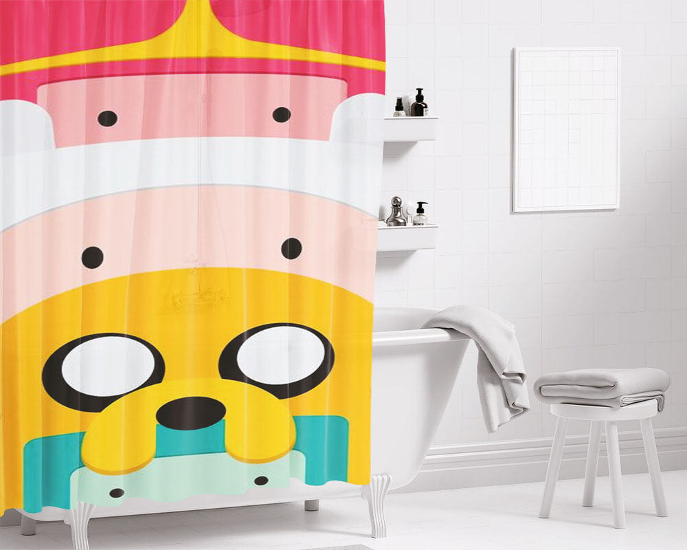 The Eye Adventur Bathroom Shower Curtain Fabric Waterproof | 66 X 72 Inch