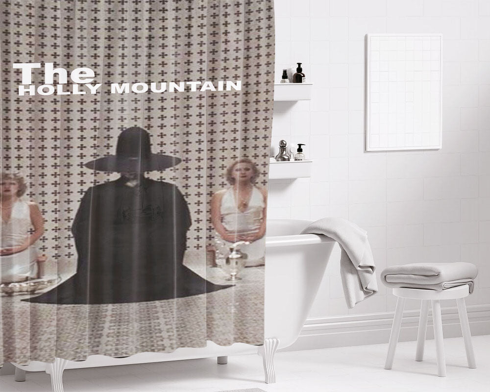 The Holly Mountain Movie Scene Bathroom Shower Curtain Fabric Waterproof | 66 X 72 Inch