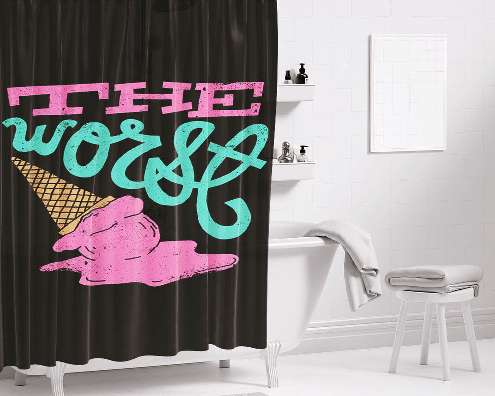 The Worst Bathroom Shower Curtain Fabric Waterproof | 66 X 72 Inch