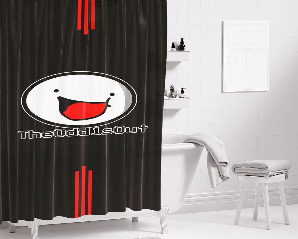 Theodd1Sout Bathroom Shower Curtain Fabric Waterproof | 66 X 72 Inch