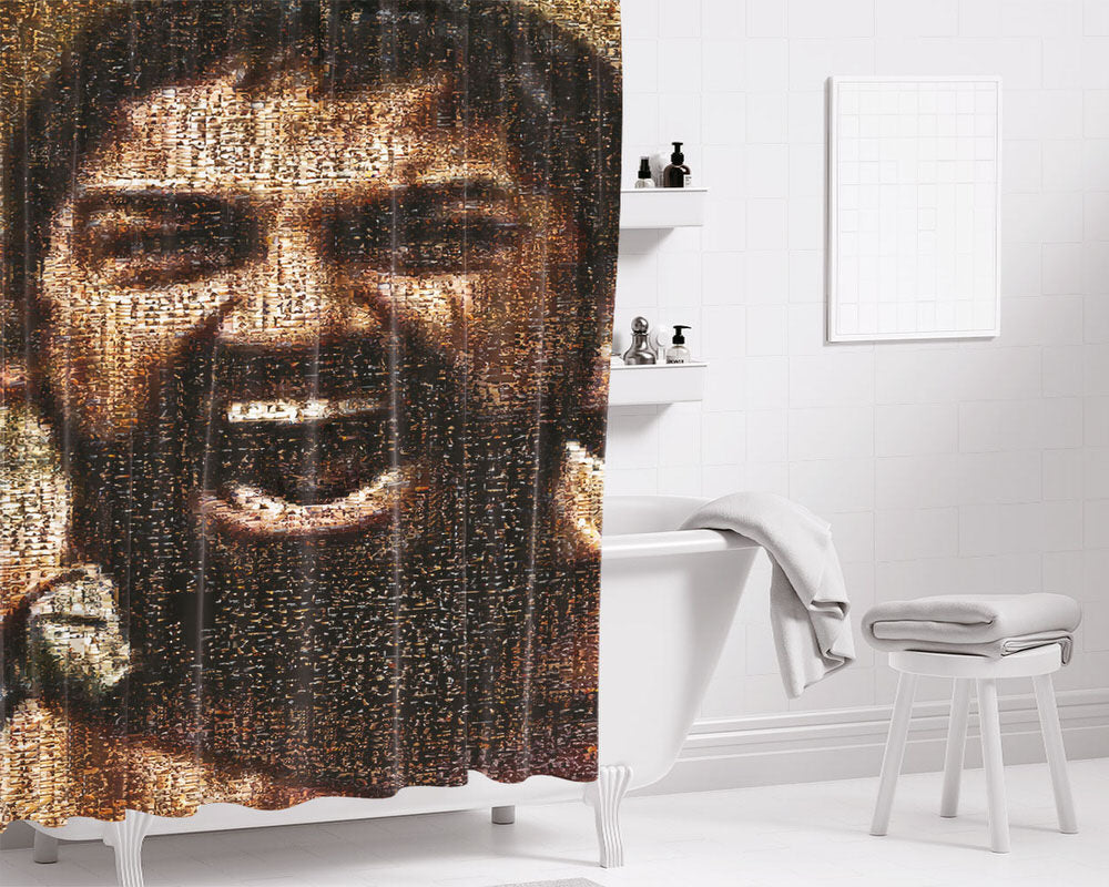 This Is Sparta Bathroom Shower Curtain Fabric Waterproof | 66 X 72 Inch