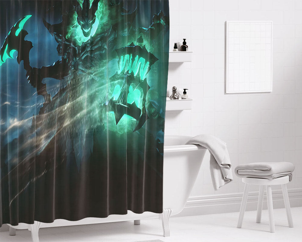 Thresh Lol Dark Passage Bathroom Shower Curtain Fabric Waterproof | 66 X 72 Inch