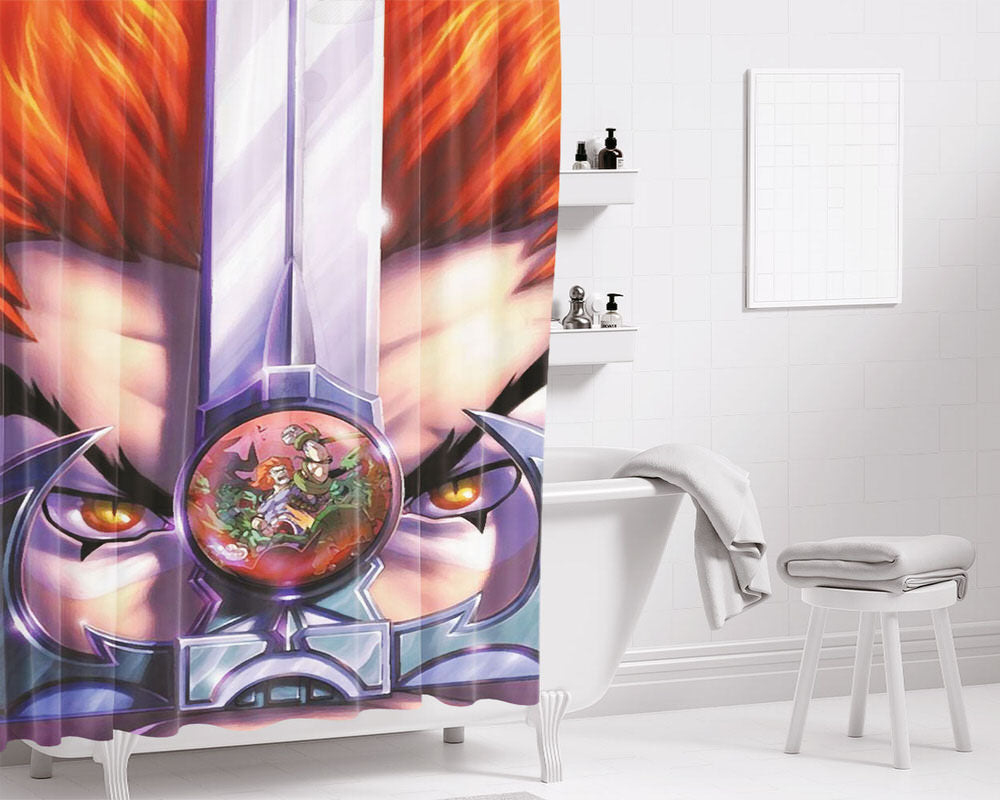 Thundercats Sword Of Omens Lion O Sight Beyond Sight Bathroom Shower Curtain Fabric Waterproof | 66 X 72 Inch
