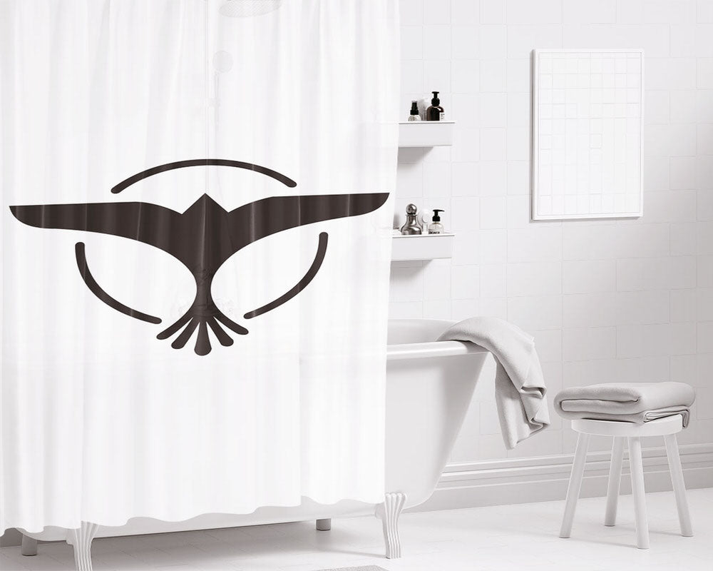 Tiesto Logo Bathroom Shower Curtain Fabric Waterproof | 66 X 72 Inch