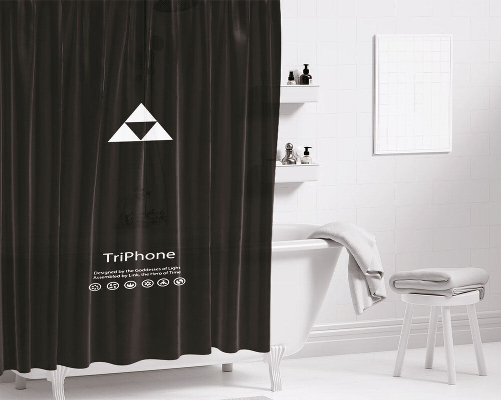 Triphone Bathroom Shower Curtain Fabric Waterproof | 66 X 72 Inch