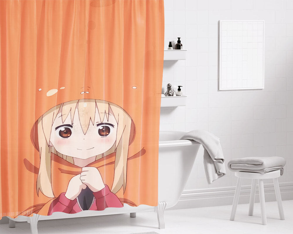 Umaru Doma Bathroom Shower Curtain Fabric Waterproof | 66 X 72 Inch
