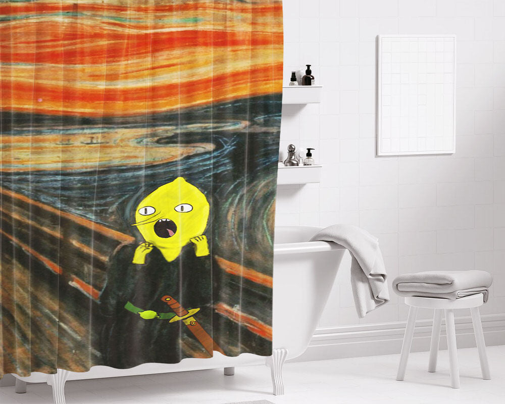 Unacceptable Lemonade Bathroom Shower Curtain Fabric Waterproof | 66 X 72 Inch