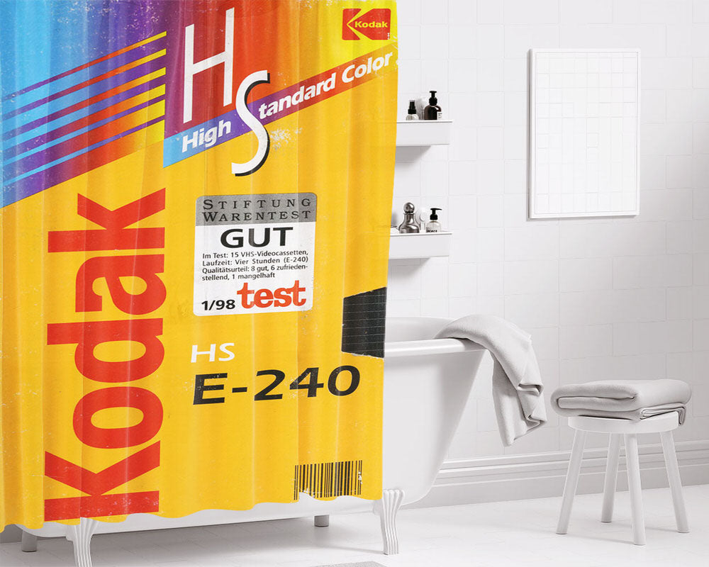 Vault Of Vhs Good Bathroom Shower Curtain Fabric Waterproof | 66 X 72 Inch