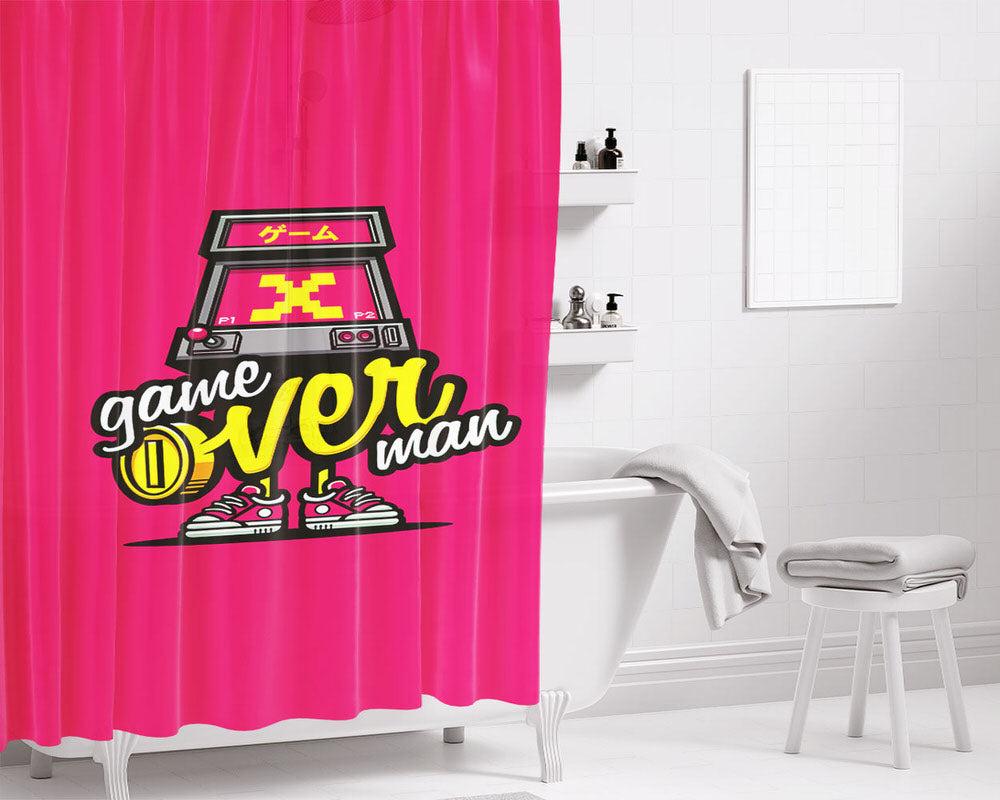 Walls Dope Walls Pop Art Bathroom Shower Curtain Fabric Waterproof | 66 X 72 Inch