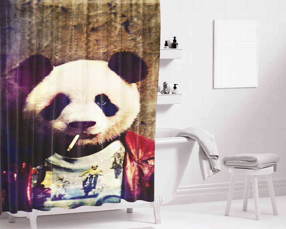 Weval Gimme Some Bathroom Shower Curtain Fabric Waterproof | 66 X 72 Inch