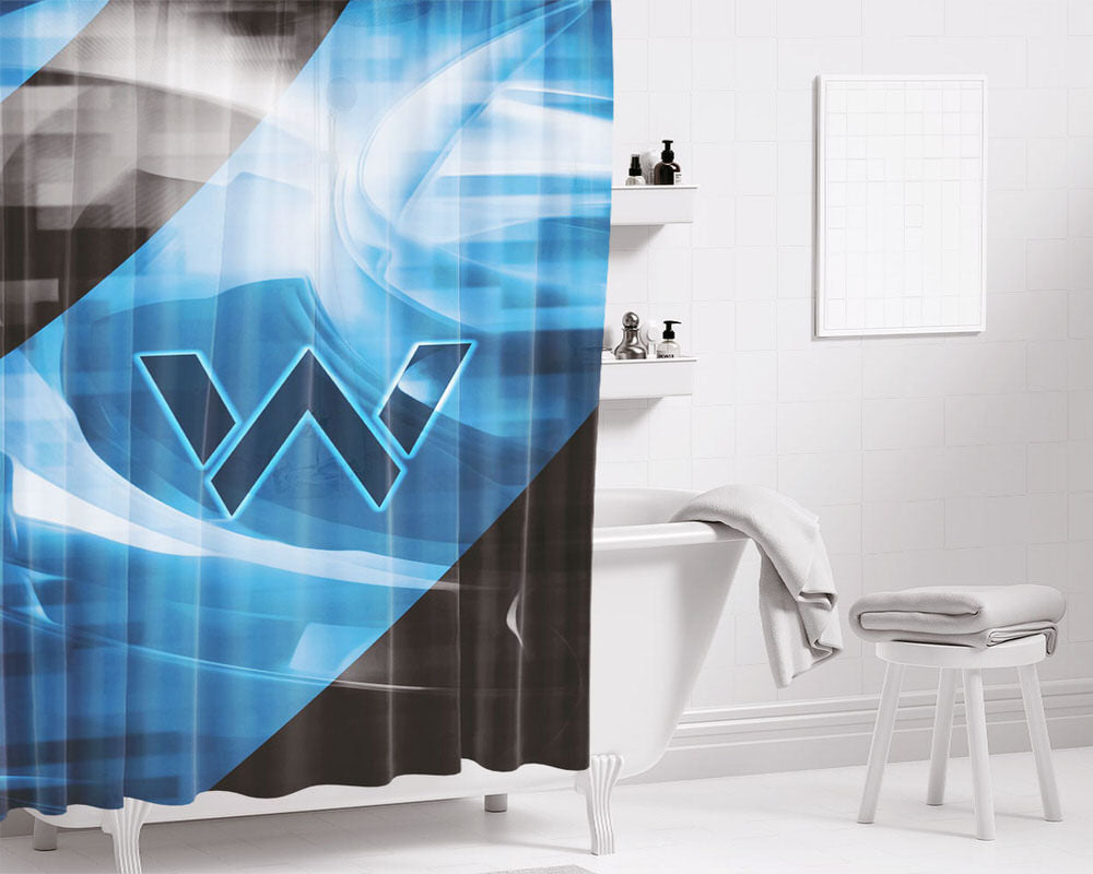Williams Racing Bathroom Shower Curtain Fabric Waterproof | 66 X 72 Inch