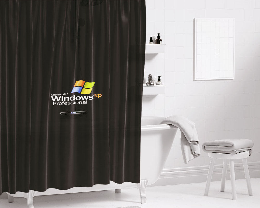 Windows Xp Bathroom Shower Curtain Fabric Waterproof | 66 X 72 Inch