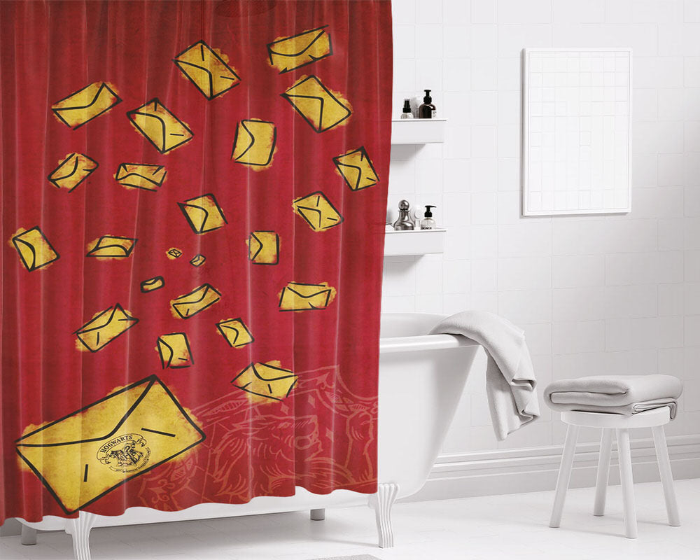 Wizard Envelope Bathroom Shower Curtain Fabric Waterproof | 66 X 72 Inch