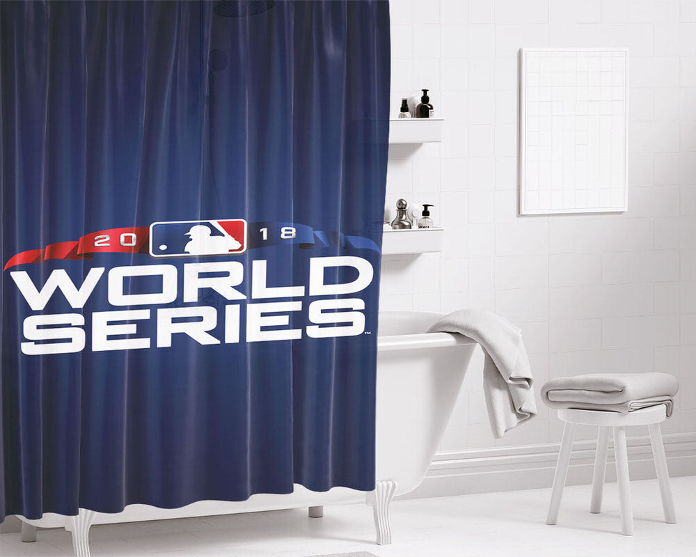 Word Series 2018 Bathroom Shower Curtain Fabric Waterproof | 66 X 72 Inch