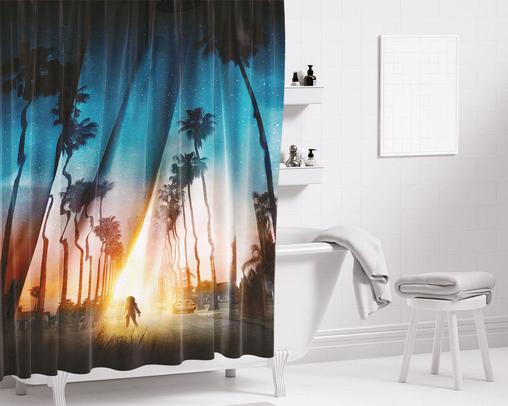 Wrinkle In Time Poster Bathroom Shower Curtain Fabric Waterproof | 66 X 72 Inch