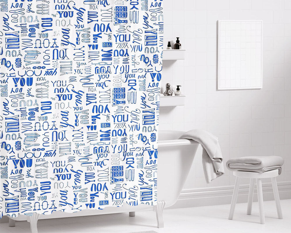 You Never Walk Alone Bathroom Shower Curtain Fabric Waterproof | 66 X 72 Inch