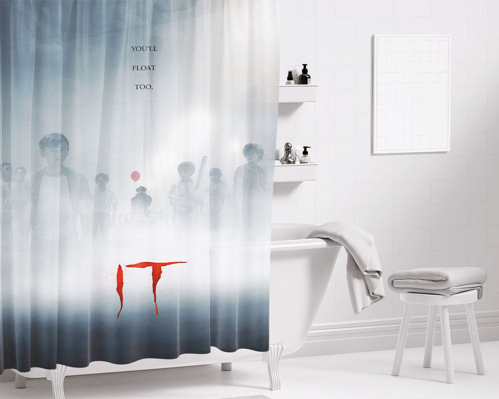 Youll Floar Too Penny Bathroom Shower Curtain Fabric Waterproof | 66 X 72 Inch
