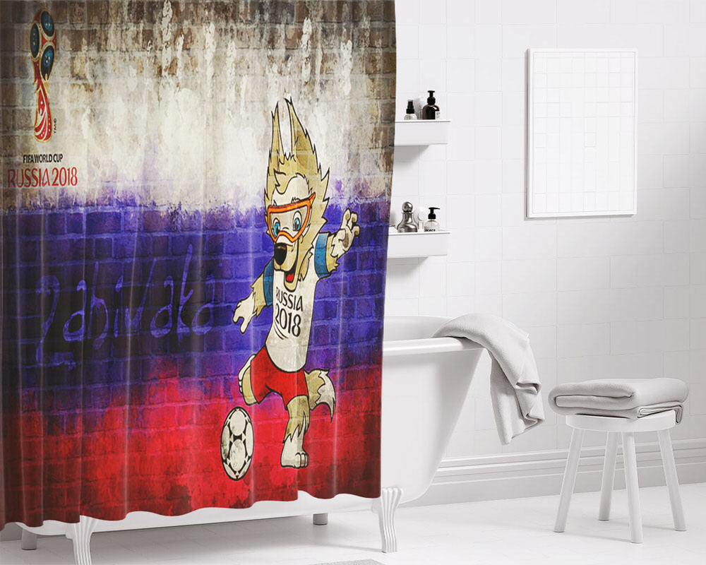 Zabiwaka Bathroom Shower Curtain Fabric Waterproof | 66 X 72 Inch
