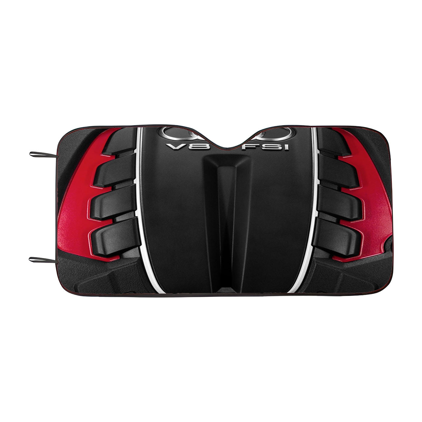Audi Red Rs Engine Sports Car Auto Sun Shade Windshield Cover