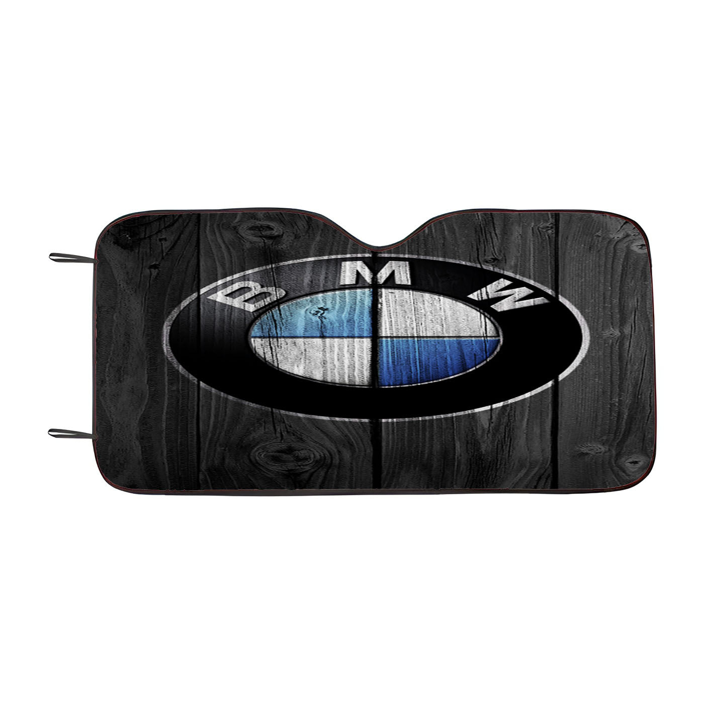 Bmw Car Logo Dark Wood Wallpaper Car Auto Sun Shade Windshield Cover