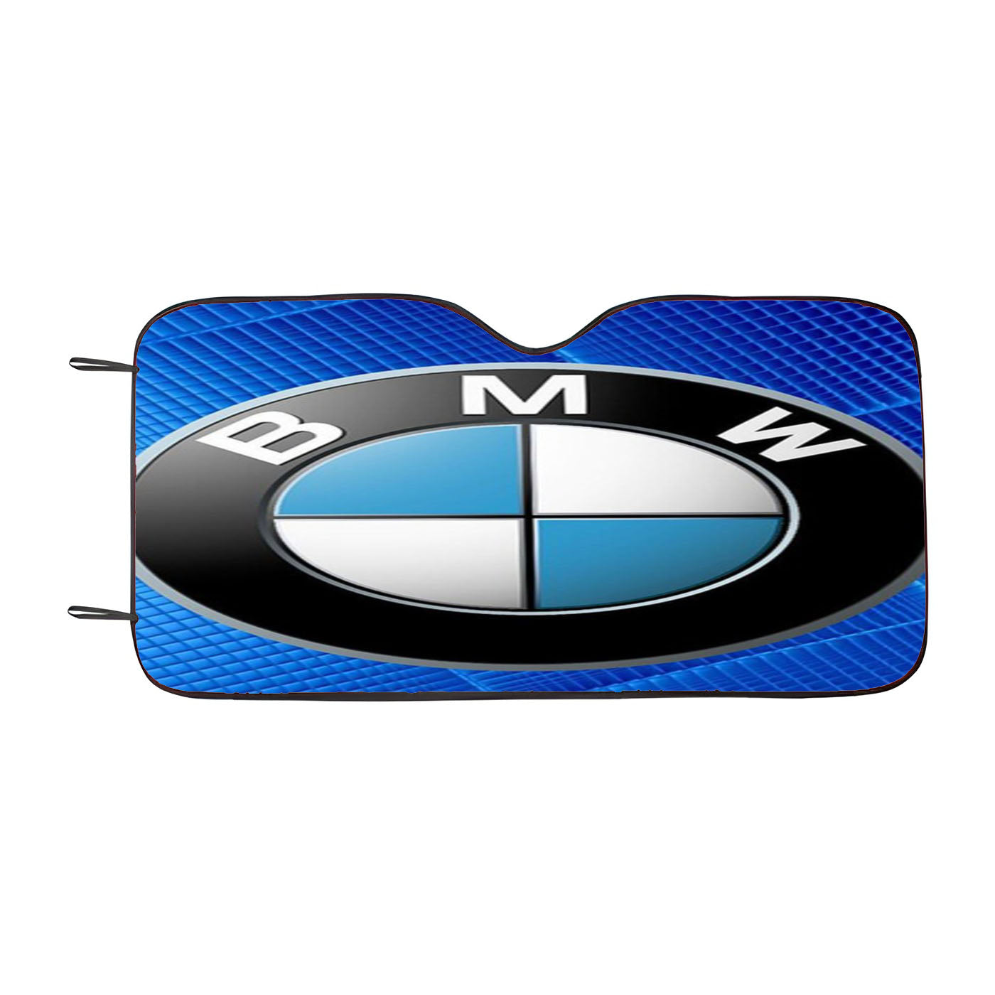 Bmw Logo Blue Carbon Car Auto Sun Shade Windshield Cover